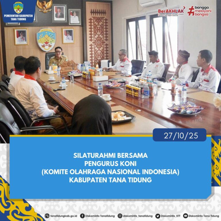 Bupati Tana Tidung Terima Silaturahmi KONI Kabupaten Tana Tidung