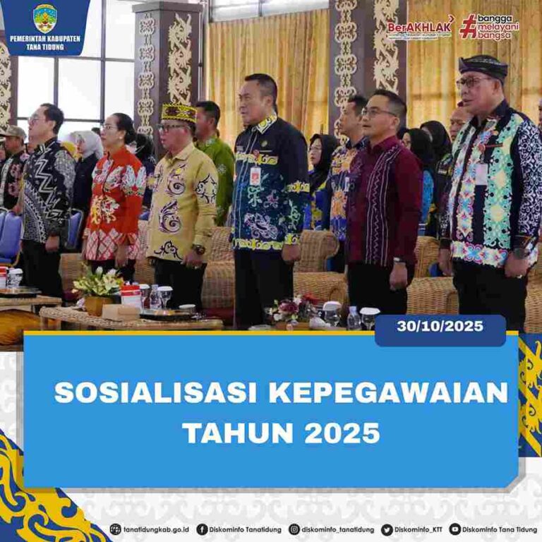 Wakil Bupati Tana Tidung Buka Sosialisasi Kepegawaian Tahun 2025