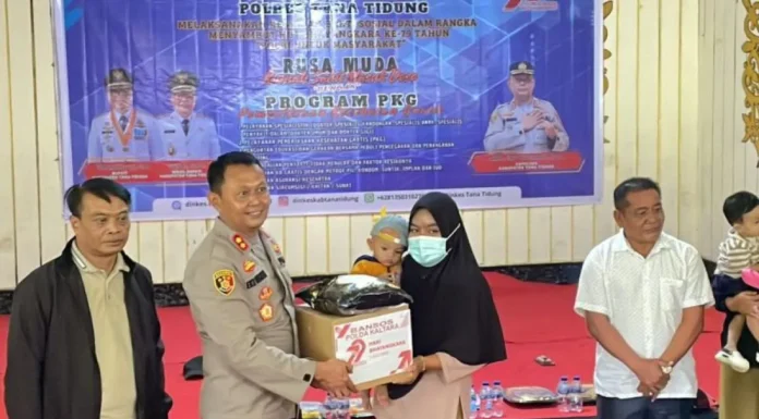Kolaborasi Pemkab Tana Tidung Bersama Polres Tana Tidung Gelar Bhakti Kesehatan