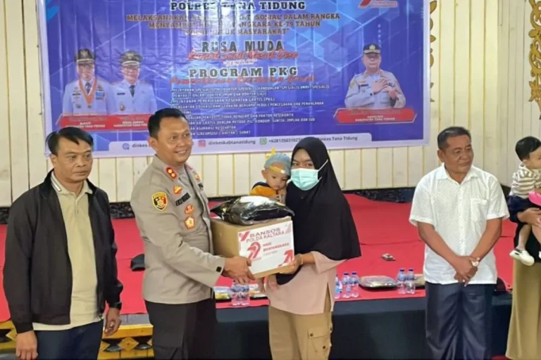 Kolaborasi Pemkab Tana Tidung Bersama Polres Tana Tidung Gelar Bhakti Kesehatan