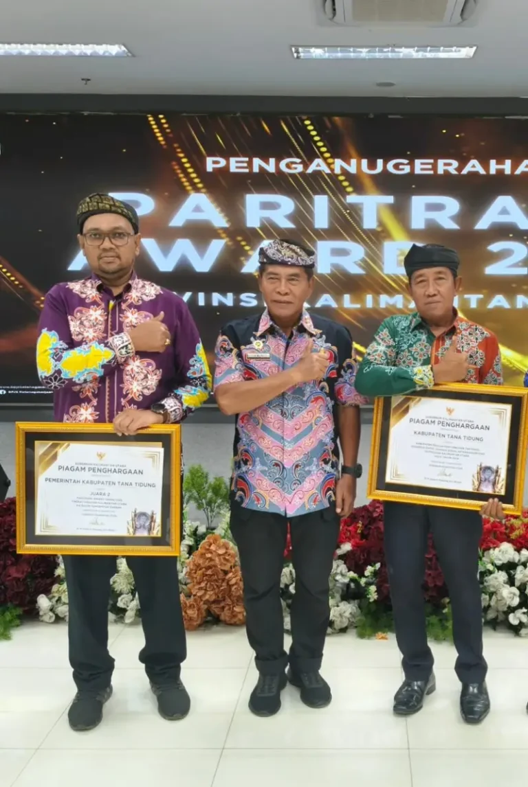 Tana Tidung Sabet Raih Penghargaan di Paritrana Award 2025 Tingkat Kaltara