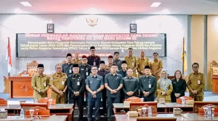 Pemkab dan DPRD Tana Tidung Bahas Penyesuaian Alokasi Anggaran Melalui Revisi KUA-PPAS 2026