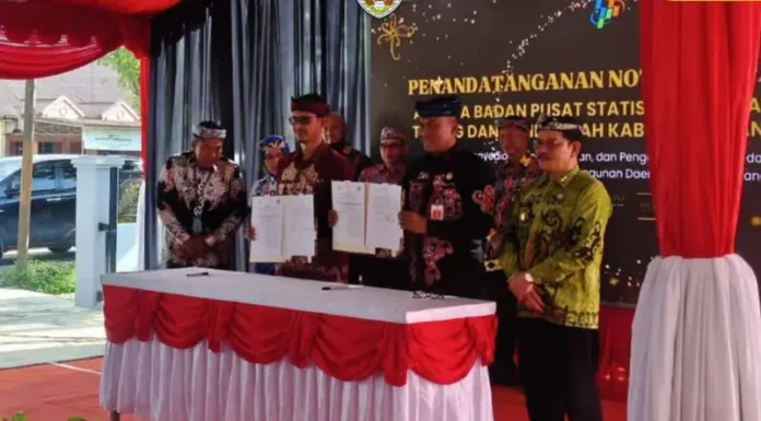 Perkuat Penyediaan Data Pemkab Tana Tidung Resmi Jalin MoU Statistik Bersama BPS Kaltara