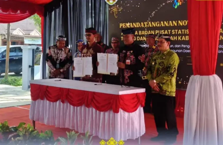 Perkuat Penyediaan Data Pemkab Tana Tidung Resmi Jalin MoU Statistik Bersama BPS Kaltara