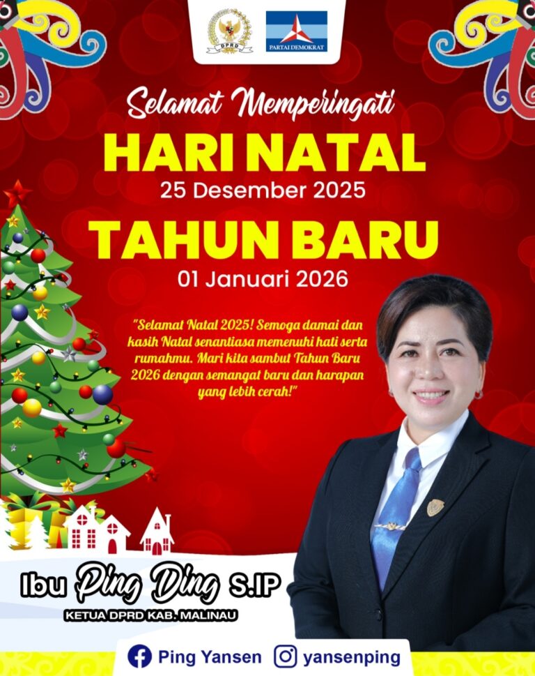 Ketua DPRD Kabupaten Malinau, Ping Ding Mengucapkan