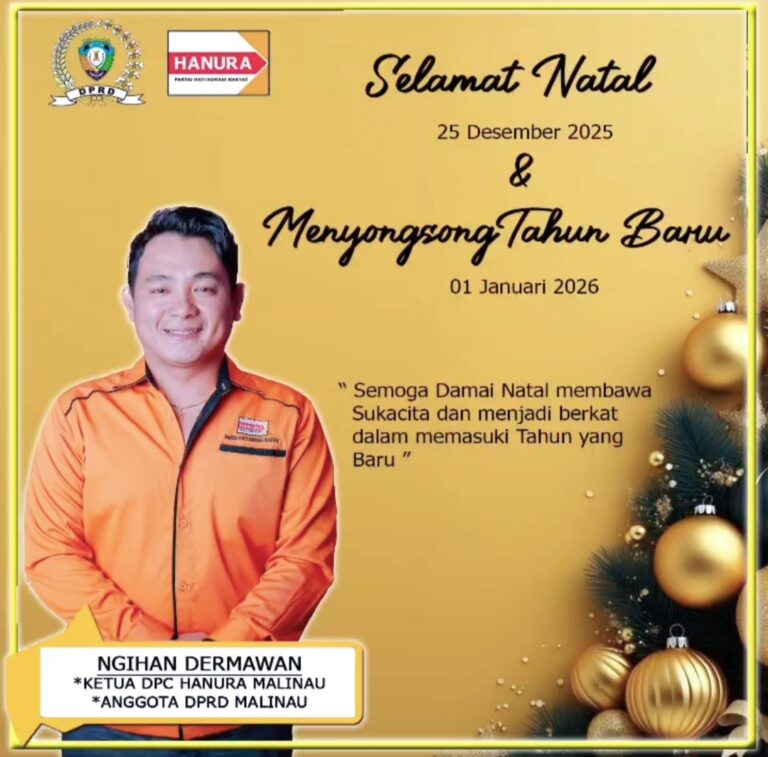 Ketua DPC Hanura Kabupaten Malinau, Ngihan Dermawan
