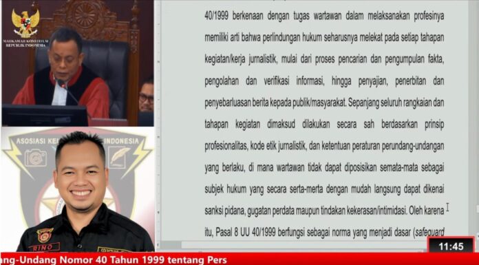 Ketua Umum AKPERSI Beri Apresiasi dan Seruan Moral Bagi Jurnalis, Putusan MK Tameng Kuat Kemerdekaan Pers
