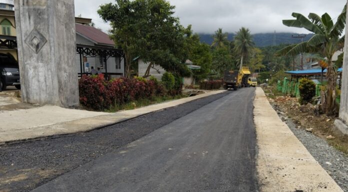 Dapat Teguran Kualitas Buruk, Proyek Pengaspalan Jalan Desa Panca Agung Justru Dapat Addendum