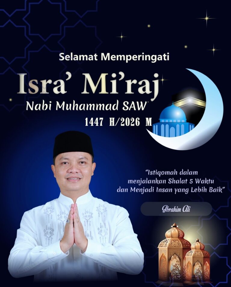 Bupati Tana Tidung Ibrahim Ali mengucapkan