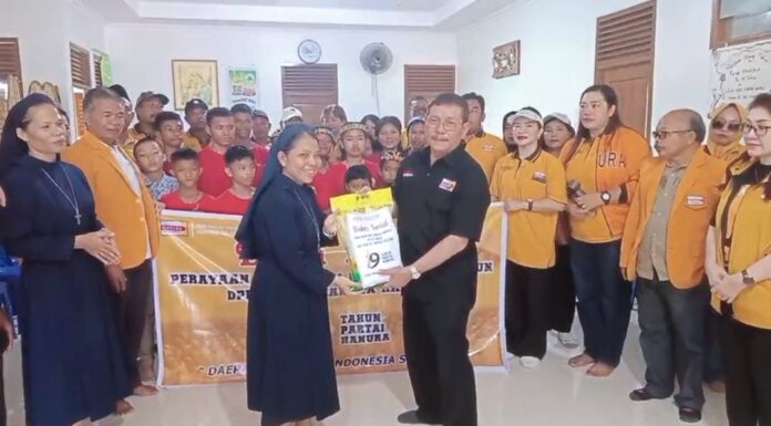 Usia ke-19, Hanura Kaltara Turun ke Panti Asuhan dan Panti Sosial