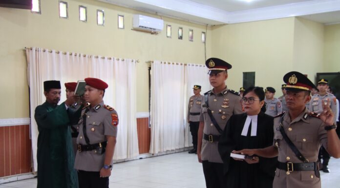 Kapolres Malinau Pimpin Sertijab Untuk Pejabat Polres Yang Baru