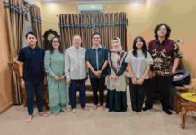 Deddy Sitorus Bersama Keluarga Halal Bihalal Lebaran ke Rujab Bupati Nunukan