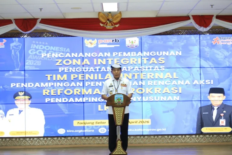 Perkuat Birokrasi Yang Bersih Pemprov Kaltara Canangkan Zona Integritas