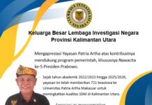 Keluarga Besar Lembaga Investigasi Negara Provinsi Kaltara