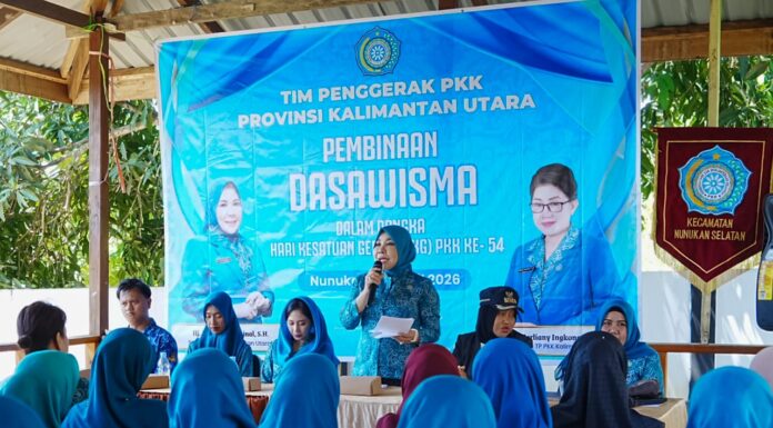 Ketua TP-PKK Kaltara Buka Pembinaan Dasawisma, Perkuat Peran Kader Hingga Tingkat Kelurahan