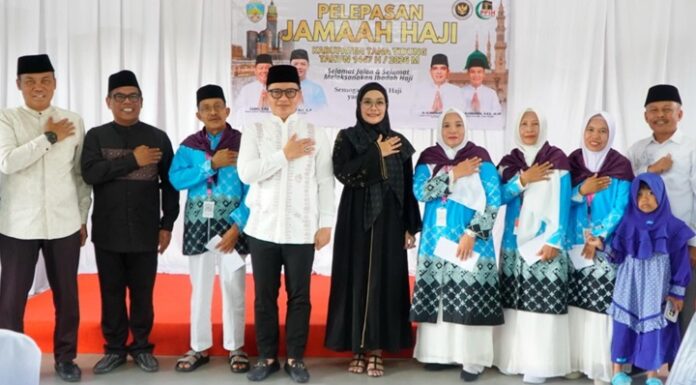 Bupati Tana Tidung Lepas 7 Jamaah Haji Tahun 2026 di Pendopo Lumbung Taka
