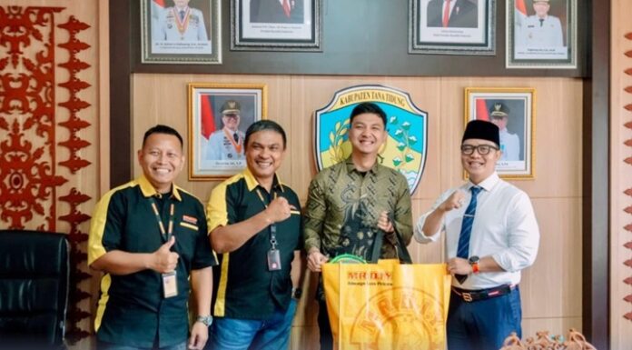 Sirnergi Bersama Swasta Bupati Tana Tidung Sambut Kunjungan Head Office Serta Manager MR.DIY