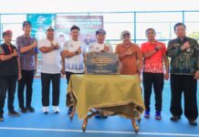 Lapangan Baru, Semangat Baru, Gubernur Resmikan dan Buka Turnamen Tenis Kaltara 2026