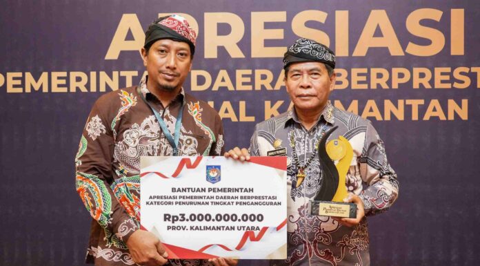 Kaltara Jadi Provinsi Terbaik Turunkan Angka Pengangguran