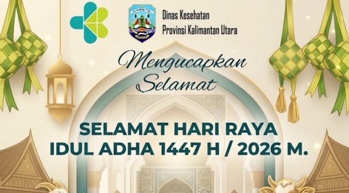 Kepala Dinkes Provinsi Kalimantan Utara Mengucapkan