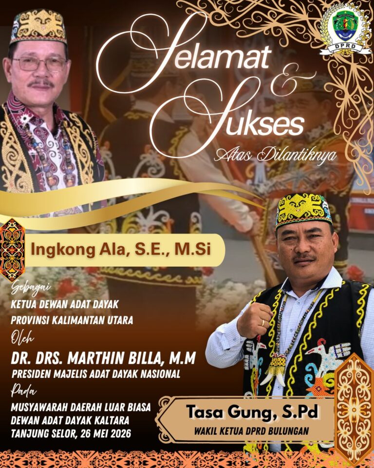 Wakil Ketua DPRD Bulungan, Tasa Gung, S.Pd