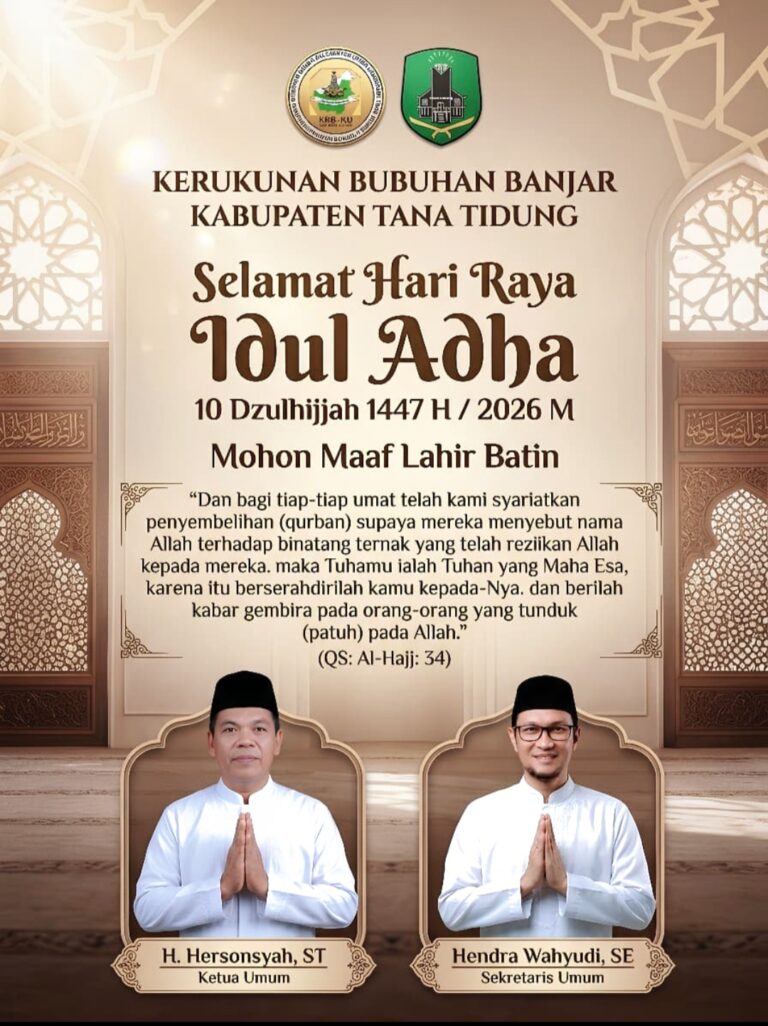 Ketua Kerukunan Bubuhan Banjar Kabupaten Tana Tidung