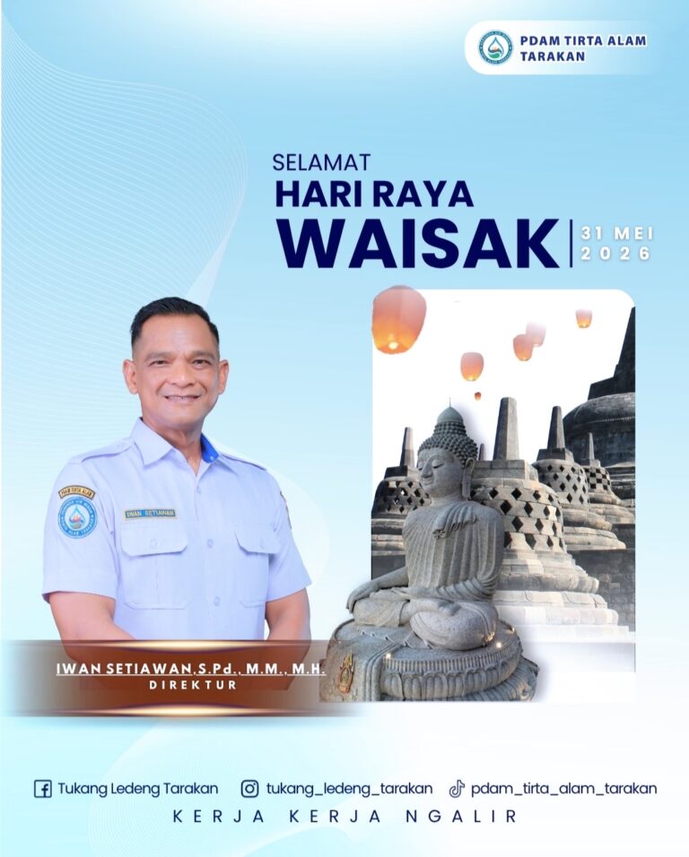 Direktur PDAM Tirta Alam Tarakan, Iwan Setiawan.S.Pd,. M.M., M.H