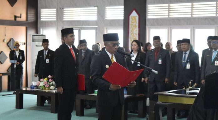Resmi Dilantik Bupati Syarwani, 5 Pejabat Baru Bulungan Diminta Tancap Gas