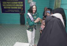 Gelar Bukan Sekadar Simbol: Aksi Nyata Puteri Indonesia Kaltara Nilam Ukir Senyum Anak Panti