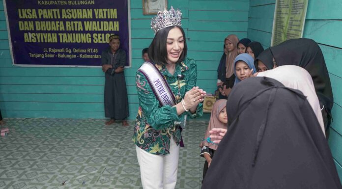 Gelar Bukan Sekadar Simbol: Aksi Nyata Puteri Indonesia Kaltara Nilam Ukir Senyum Anak Panti