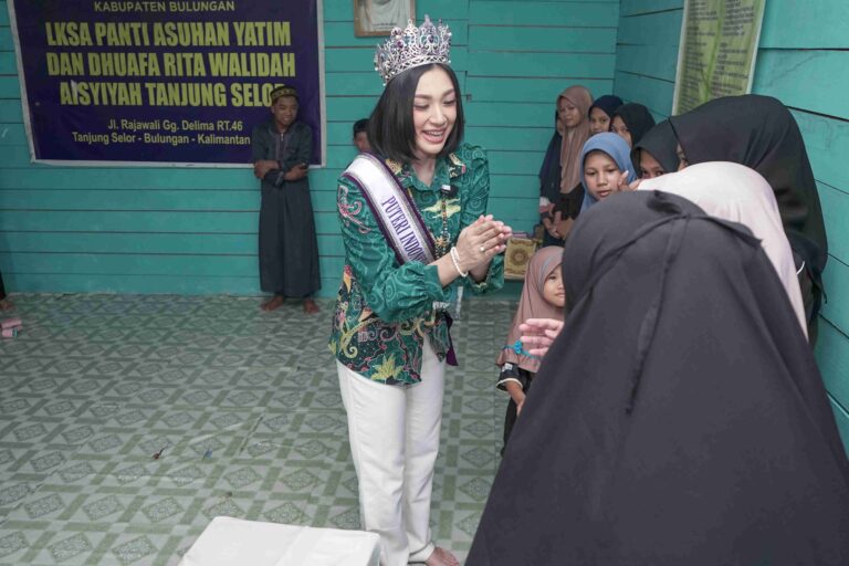 Gelar Bukan Sekadar Simbol: Aksi Nyata Puteri Indonesia Kaltara Nilam Ukir Senyum Anak Panti