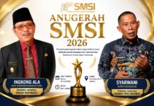 Cetak Prestasi Nasional, Dua Kepala Daerah Kaltara Raih Penghargaan Bergengsi SMSI 2026