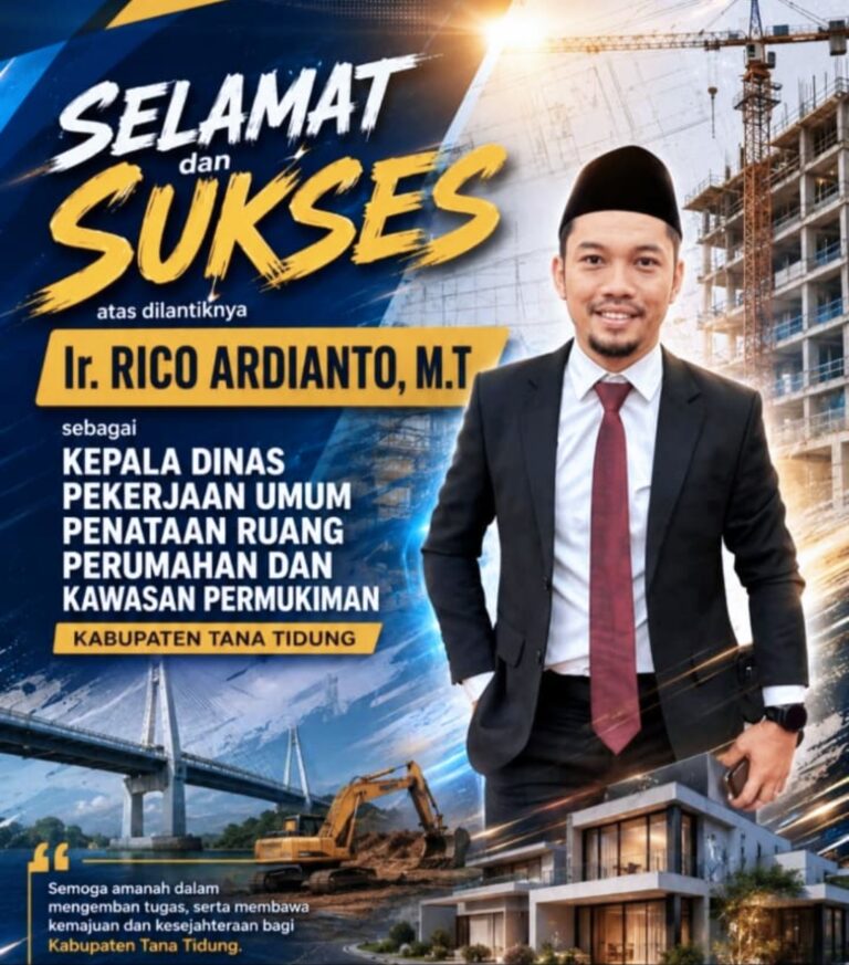 Selamat Dan Sukses Atas Pelantikan Ir. Rico Ardianto,M.T