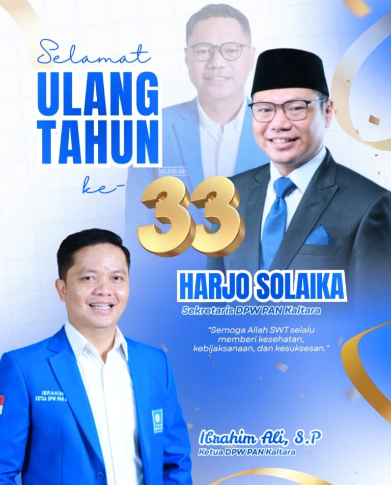 Selamat Ultah Ke-33 Tahun Anggota DPRD Kota Tarakan Harjo Solaika