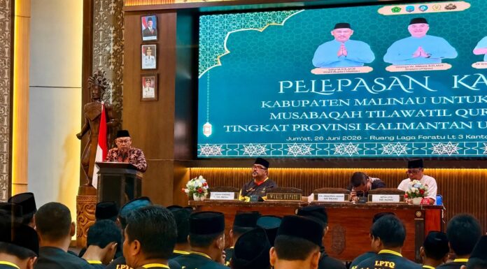 Wabup Jakaria Lepas Kafilah MTQ Kaltara, Malinau Bidik Gelar Juara Umum
