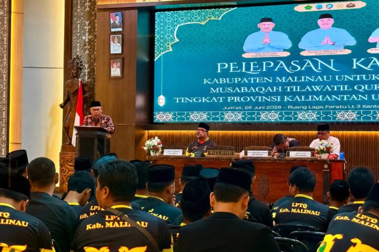 Wabup Jakaria Lepas Kafilah MTQ Kaltara, Malinau Bidik Gelar Juara Umum