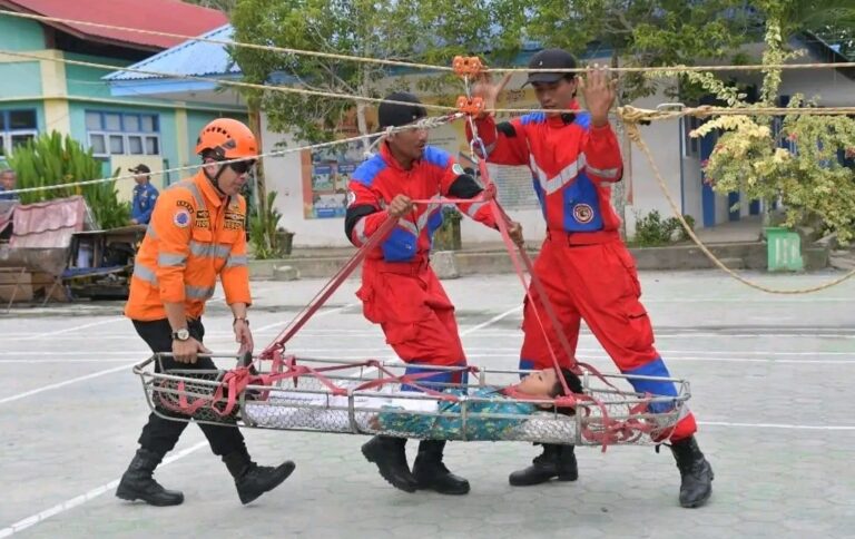 SMP Negeri 1 Nunukan Gelar Simulasi Satuan Pendidikan Aman Bencana